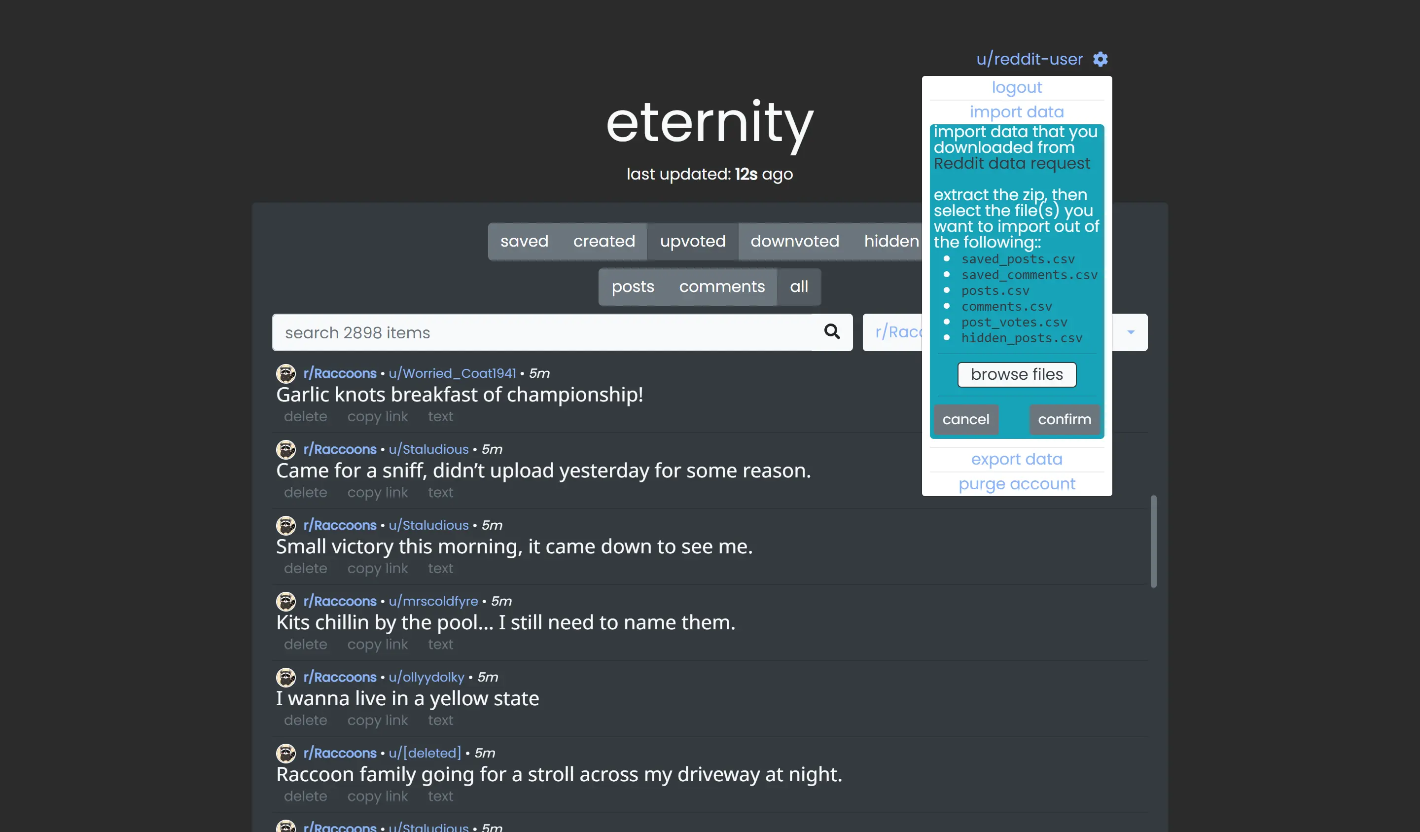 eternity: desktop